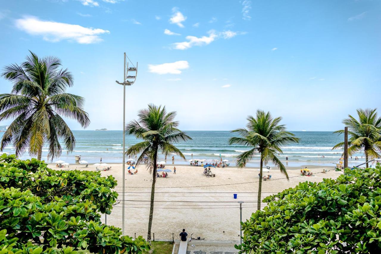 Frente Ao Mar Na Praia Das Asturias - Apto Completo Guarujá Exteriér fotografie
